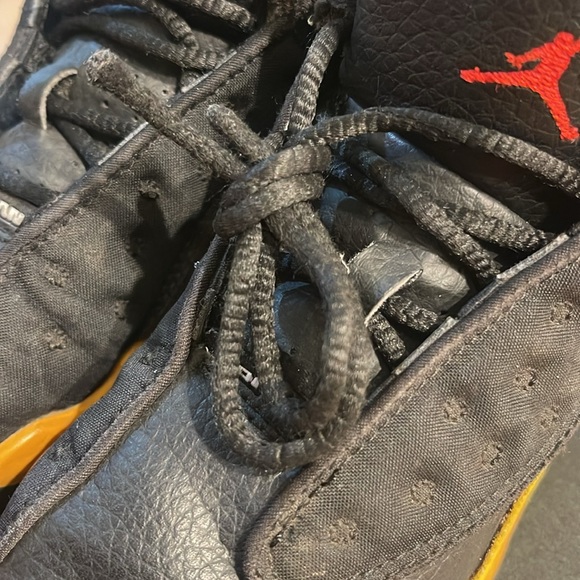 Kids Jordan 13 Retro Carmelo Anthony Class 2022 Black Gold Toddler Size 9C - Picture 10 of 11